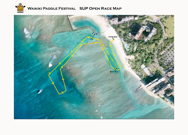 SUP Open Race (Waikiki Paddle Festival)