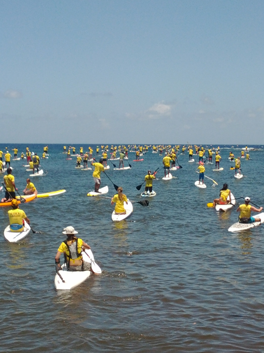 OluKai 2012 - SUP race start