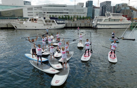 2012 Oslo SUP Challenge - Tiki Kids Race