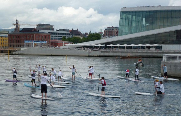 2012 Oslo SUP Challenge - Tiki Kids Race