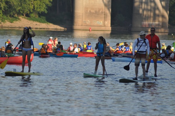 Cincinatti Paddlefest - Stand Up Paddle race