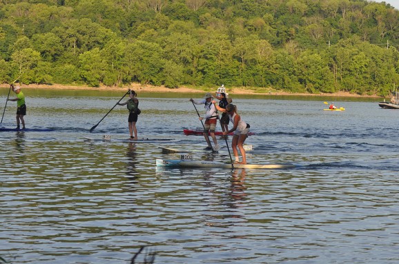 Stand Up Paddle racing @ Cincinatti Paddlefest