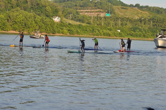 Stand Up Paddle racing @ Cincinatti Paddlefest