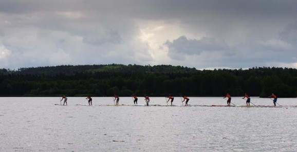 Lost Mills SUP Race - Draft Train
