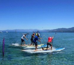 The epic SUP Cross race // photo © Tahoe's Alive