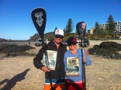 Beau O'Brian and Angie Jackson (Marathon Race Winners) // pic by Paul Jackson