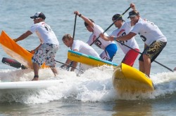 Battle of the Paddle buoy turn