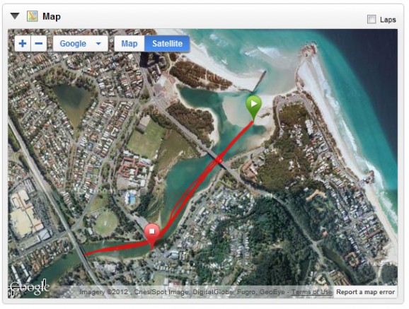 Our training spot @ Currumbin