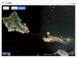 Terrene Black's Molokai-2-Oahu map