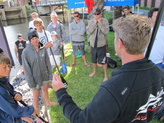 SUP racing in South Africa - 200m sprint challenge