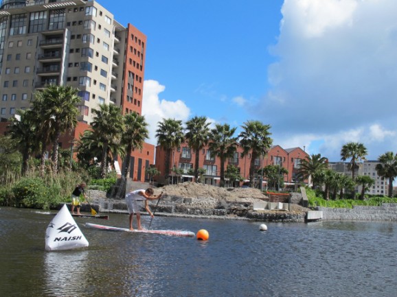 SUP racing in South Africa - 200m sprint challenge