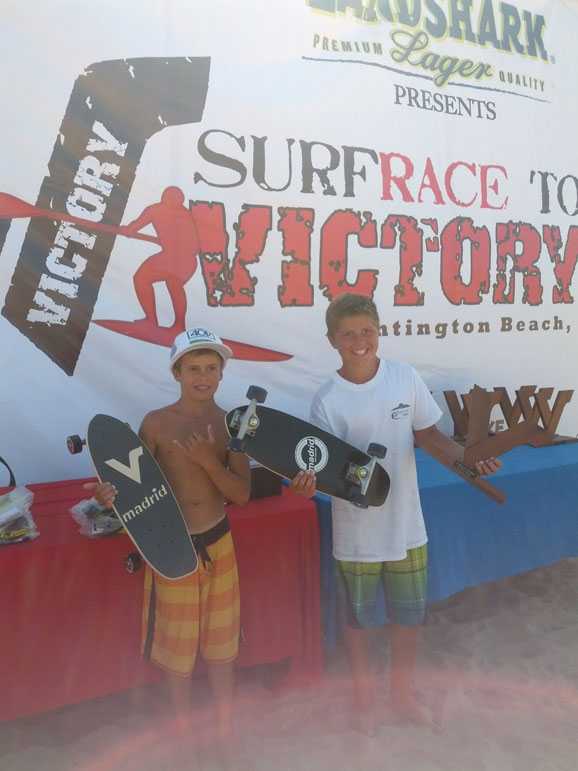 Surf Race To Victory 2012 - The Brackett boys