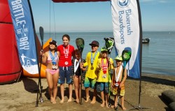 The winners of the Battle of the Bay Kids Race