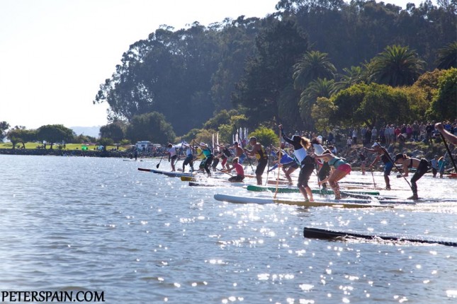 Battle of the Bay stand up paddle race