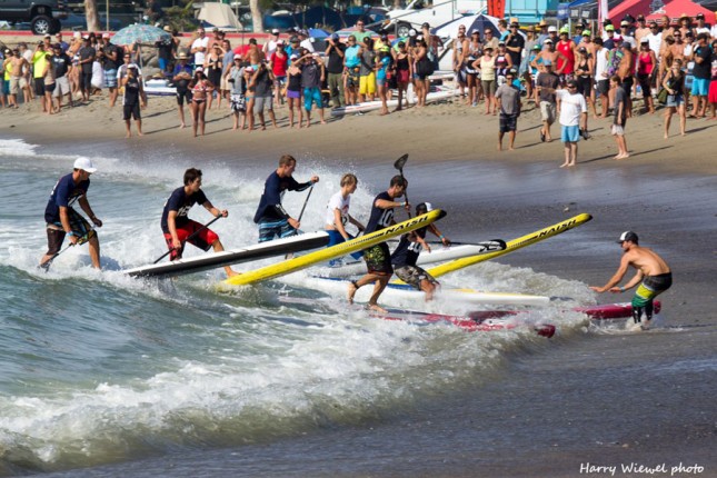 Battle of the Paddle shorebreak