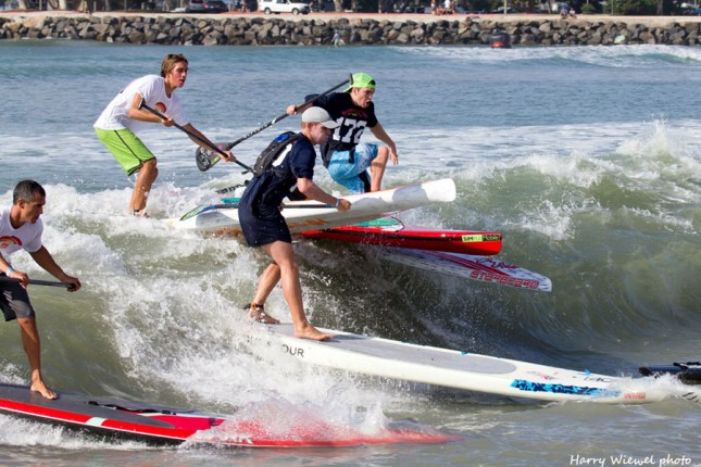 Battle of the Paddle shorebreak