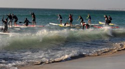 Downwind SUP racing in South Africa