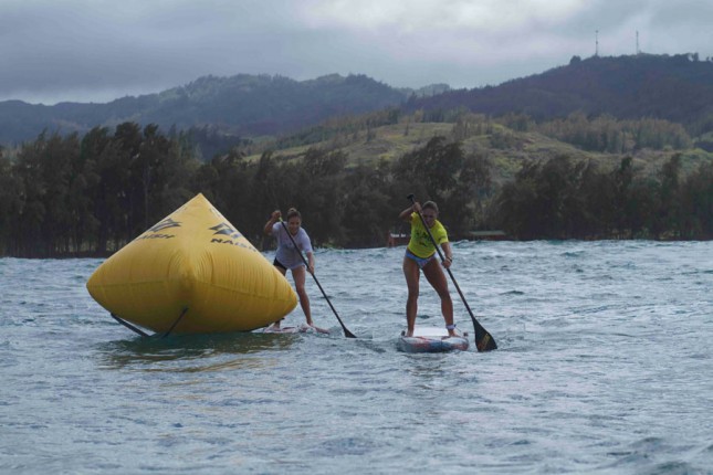 Rachel Bruntsch and Annabel Anderson - SUP World Series