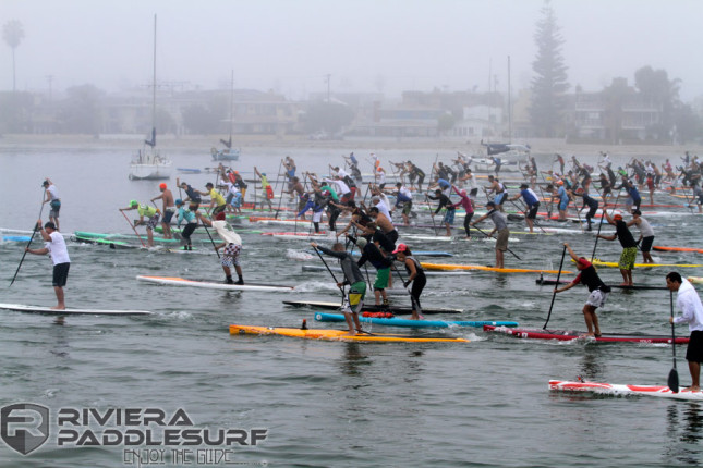 Start of the 2013 Hanohano Huki SUP Race (thanks to Riviera Paddlesurf for the pic) Hanohano 2013
