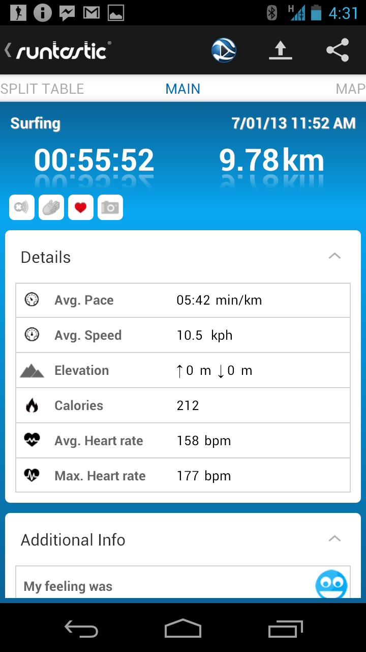 runtastic fitness app