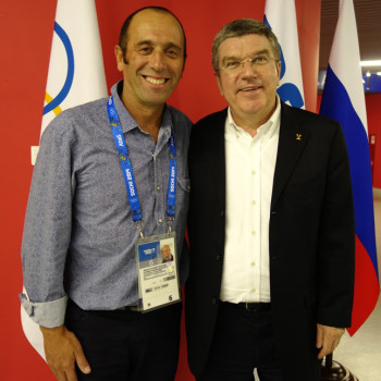 Fernando Aguerre and IOC President Thomas Bach Fernando Aguerre and IOC President Thomas Bach