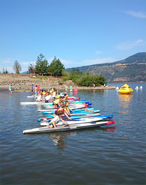 Paddle Challenge grom race SUP Racer the pulse of stand up
