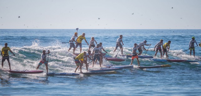 Stand up paddling race boards