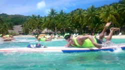Bora Bora Liquid Festival prone paddleboarding