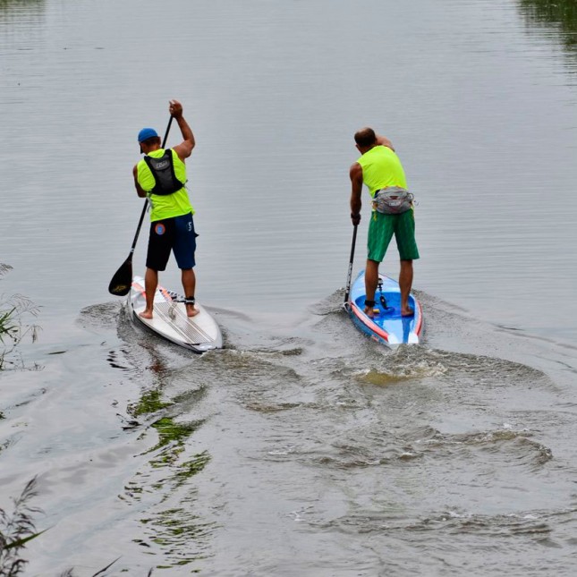 This Is How You Surf A Race Board...