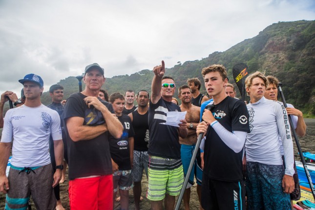 Stand Up Paddle Race Piha New Zealand