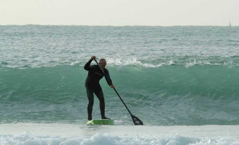 Stand Up Paddle Racing on the Isle of Jersey