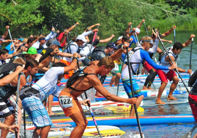 Lost Mills stand up paddle board race