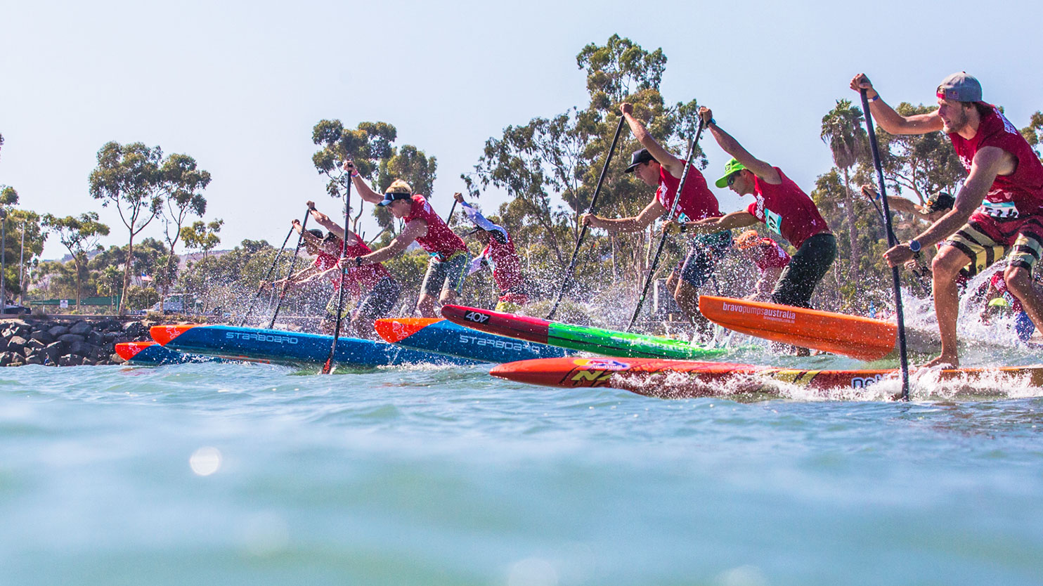 Pacific Paddle Games Stand Up Paddle Race SUP Racer