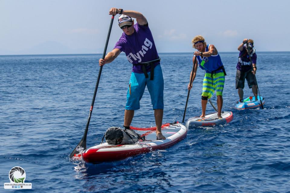 Sam Ross racing his Red Paddle Co inflatable