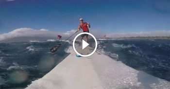 maui downwind stand up paddleboarding video