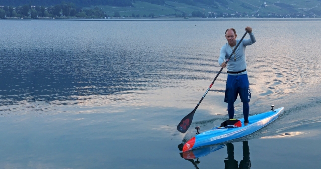 Bart de Zwart - 24 Hour SUP World Record (photo: Joerg Husi)