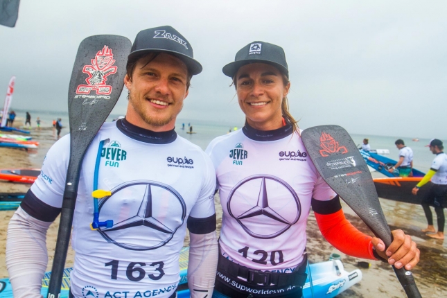 Michael Booth and Olivia Piana