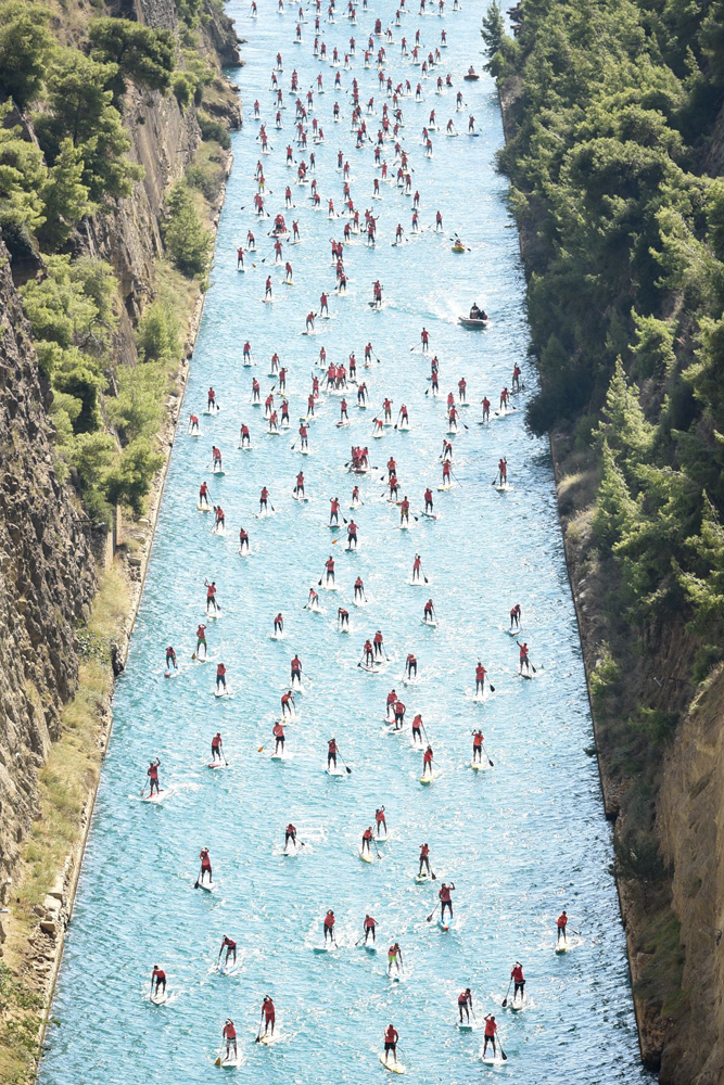 corinth canal sup crossing